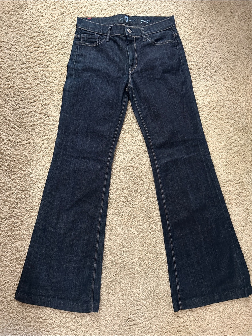 7 for all Mankind Ginger Women's Flared Jeans 27